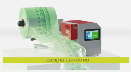 Luftpolstermaschine JL-Vario – Luftkissen direkt am Packplatz erzeugen Luftpolstermaschine JL-Vario – Luftkissen direkt am Packplatz erzeugen
