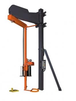 Jäger A800 CC - Palette bleibt stehen, Folie wird automatisch angelegt und abgetrennt Jäger A800 CC - Palette bleibt stehen, Folie wird automatisch angelegt und abgetrennt